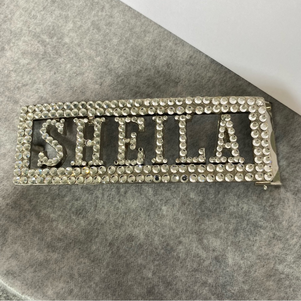 Special Made “Sheila” Rhinestone Belt Buckle